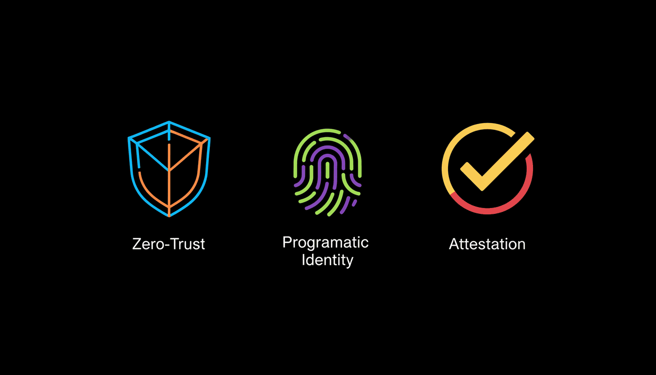 Zero-Trust Architecture with Programmatic Identity Attestation