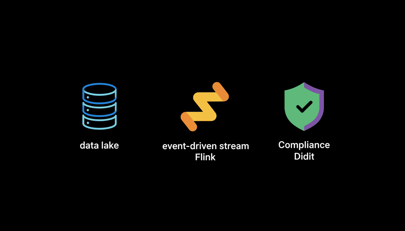 بناء بحيرة بيانات الامتثال المدفوعة بالأحداث باستخدام Didit و Flink (AR)