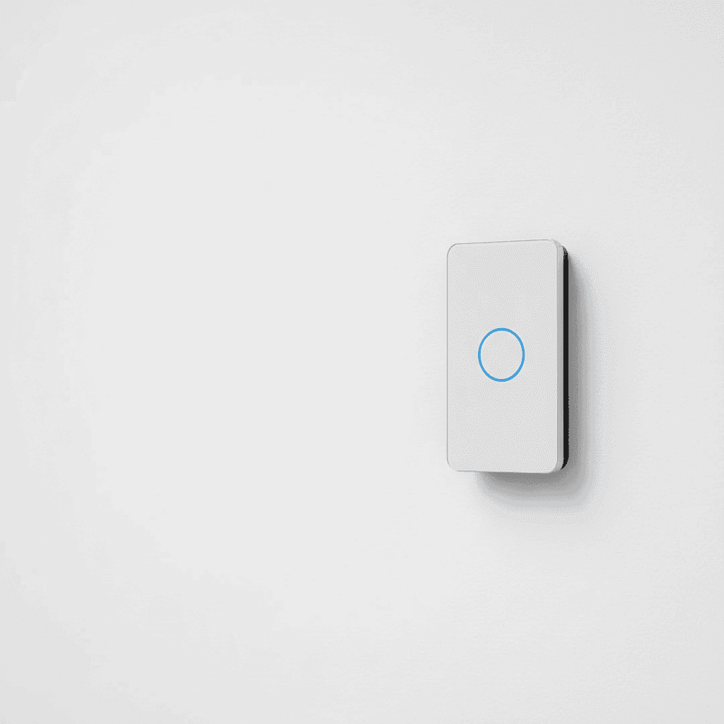 Didit access control workflow showing one-time KYC enrolment and face-on-door biometric authentication at an office entrance.