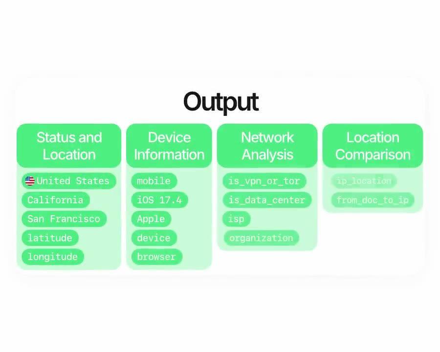 Didit Device & IP Analysis, IP risk card scanned with network-topology and geolocation overlays.