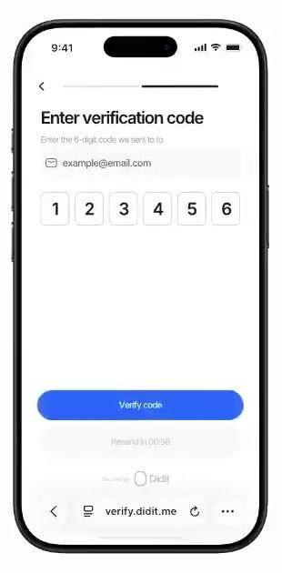Didit Email Verification, syntax, MX, and disposable-domain check inline.