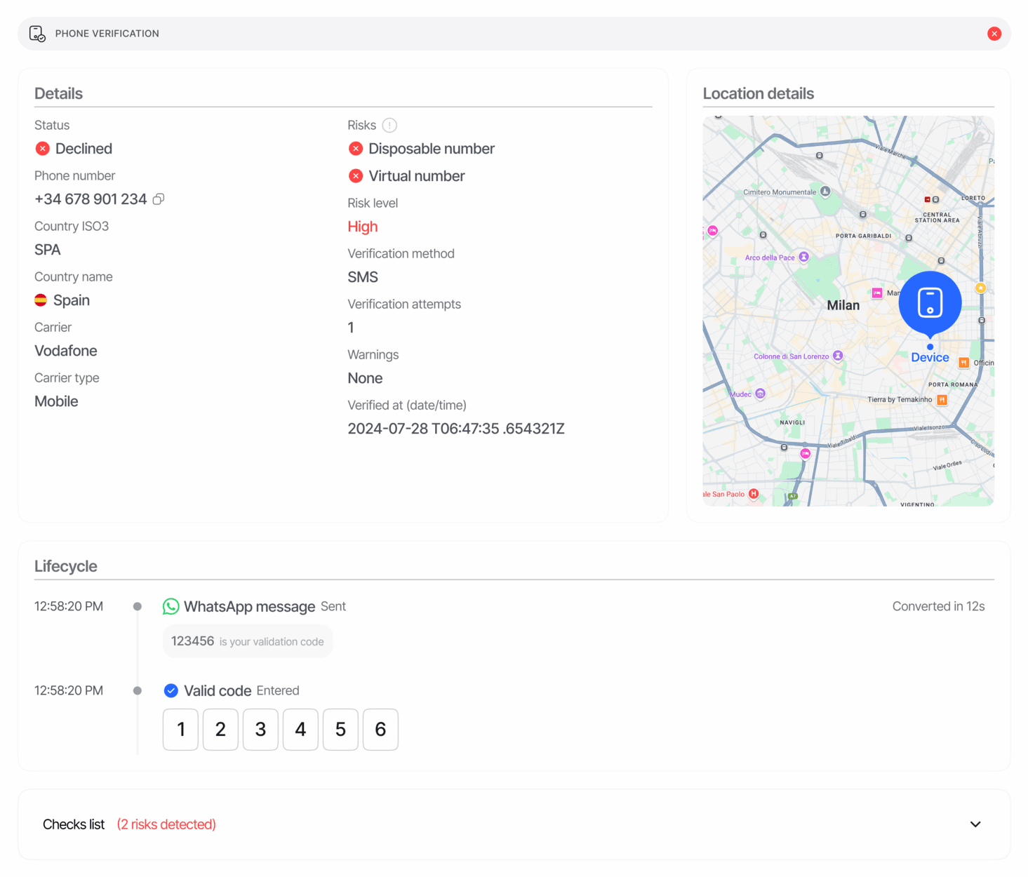 Phone Verification Process