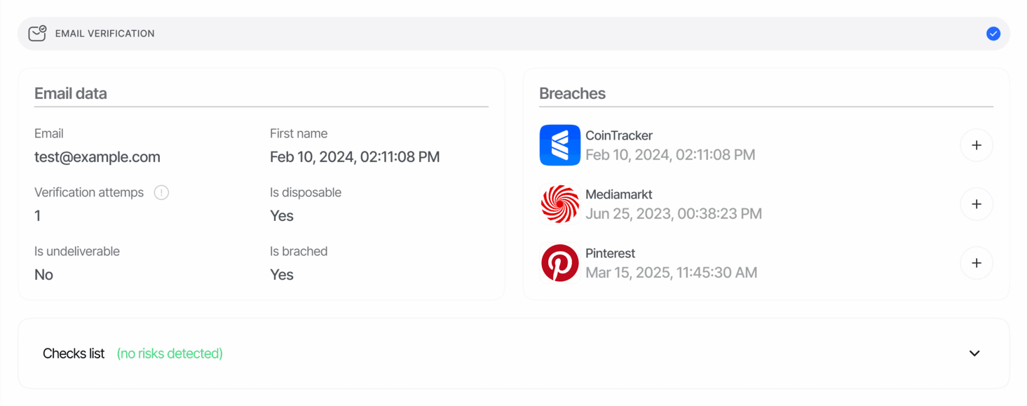 Email Verification Process
