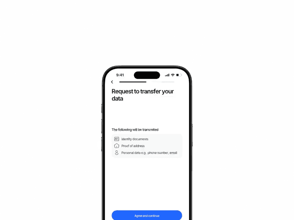 Didit B2B 재사용 가능한 KYC, 단기 공유 토큰을 통한 서버 간 파트너 KYC 공유.