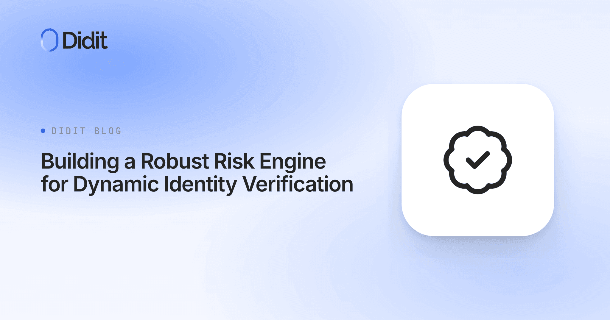 Visual For Risk Engine Build a Robust Risk Engine for Dynamic ID Verification.