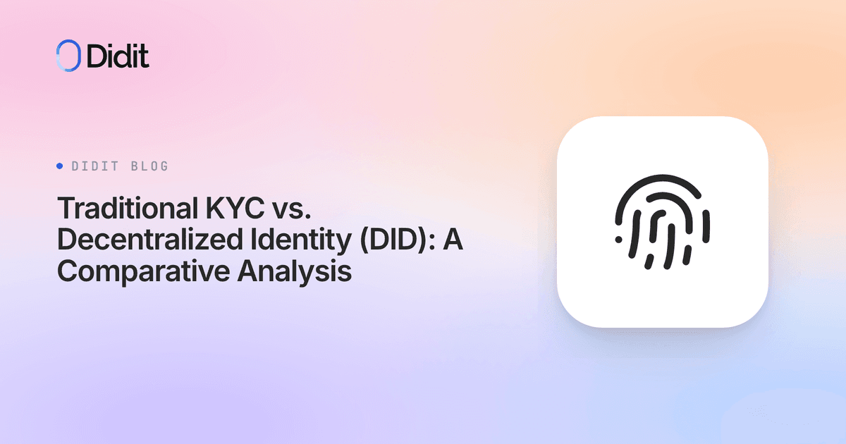 Traditional KYC vs. Decentralized Identity (DID): A Comparative Foto & Idee Foto zu Traditional KYC vs. Decentralized Identity (DID): A Comparative