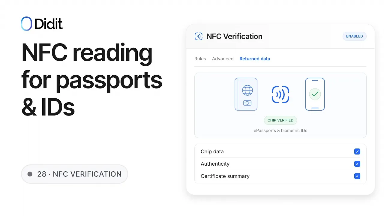 NFC पासपोर्ट वेरिफिकेशन