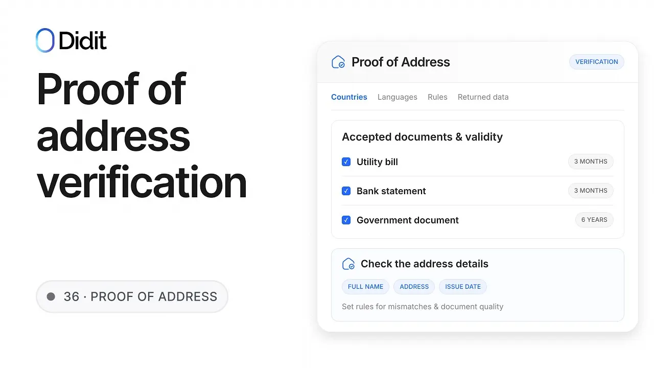 Proof of Address